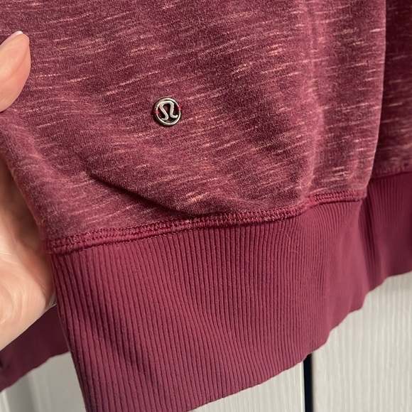 🍋 Lululemon Om & Roam Marled Rust Berry Hoodie 6 - Picture 9 of 10